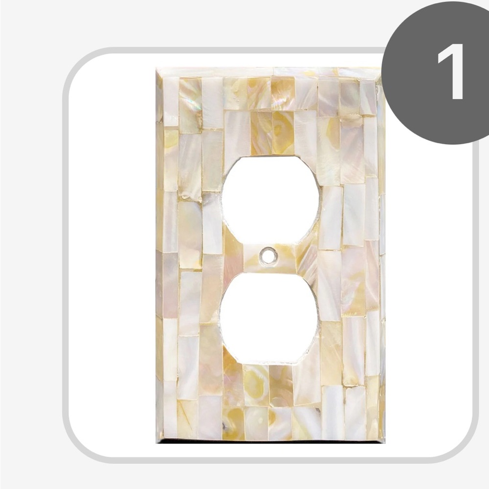 Elegant Cream Outlet Cover